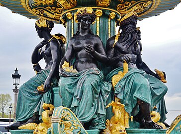 Detail of the Fountain of the Seas