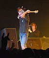 Mike McCready on stage with Pearl Jam in Bologna, Italy on September 14, 2006.