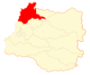 Location of Mariquina commune in Los Rios Region