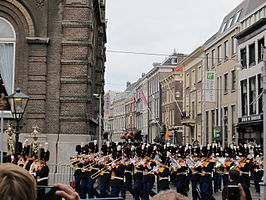 De kapel tijdens Prinsjesdag 2013