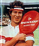 John McEnroe, jucător american de tenis