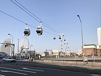 Yokohama Air Cabin above the road