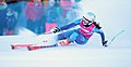 Alpine Skiing Women's Giant Slalom at the 2020 Youth Olympics. Depicted: Sara Madelene Marøy.