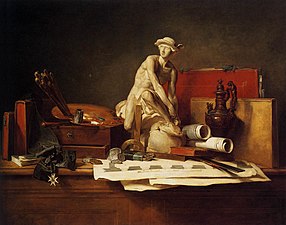 Jean Siméon Chardin, The Attributes of Art, 1766