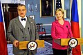 Schwarzenberg s ministerkou zahraničia USA Hillary Clintonovou