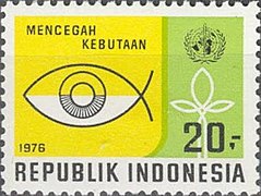 Stamp of Indonesia - 1976 - Colnect 258325 - World Health Day.jpeg