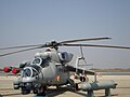 An IAF Mi-35 Hind at Aero India 2009