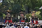 有松祭りの布袋車・唐子車・神功皇后車 （2019年9月）