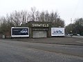 Old entrance at the north of the stadium in 2009