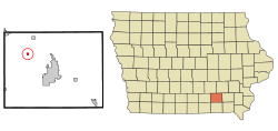 Location of Chillicothe, Iowa