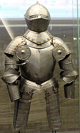 Armure de plates d'officier ; Braunschweig, 1550 ; Germanisches Nationalmuseum de Nuremberg.