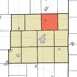 Location in Jay County