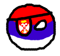 Сербія і некаторыя іншыя краіны носяць павязкі, гербы на адно вока