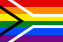 Sudáfrica Bandera del orgullo gay de Sudáfrica[96]​[97]​[98]​