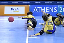 Goalball vid Paralympics i Aten.jpg