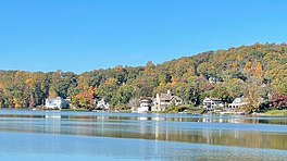 View of Lake Mohawk shore line