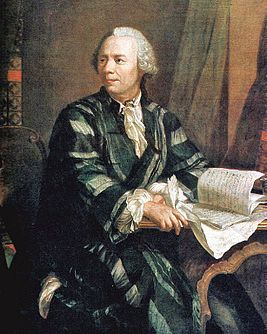 Leonard Eiler läz 1756 vot (pirdi Jakob Emanuel' Handmann)