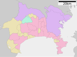 野川の位置（神奈川県内）