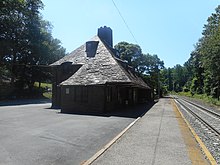 Former Mill Neck station.