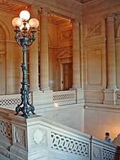 Stairs in the Hôtel des Monnaies by Jacques Denis Antoine (18th century)