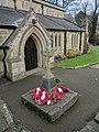 Skegby War Memorial, Near entrance to St Andrews Church