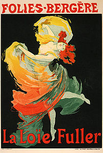 Affiche van de Folies Bergère (1893), getekend door Jules Chéret