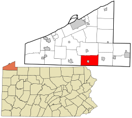 Location in Erie County and the U.S. state of Pennsylvania