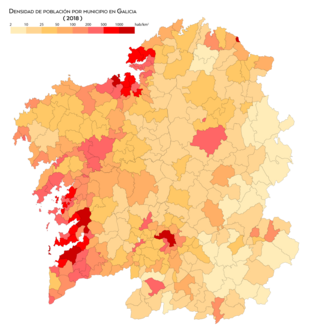 Densidad de población (2018)