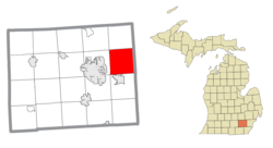 Location within Washtenaw County