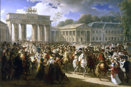 «Napoleono en Berlino» de Charles Meynier