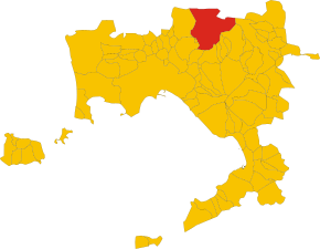 Poziția comunei în cadrul provinciei