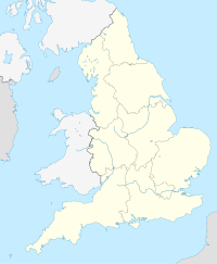 Map of the United Kingdom with mark showing location of The Hawthorns