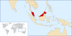 Location of Malaysia