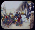 Groupe de Tamouls sur le quai, Madras, 1895.