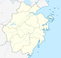 Yuhuan is located in Zhejiang