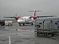 ATR 42-500 společnosti ČSA na ostravském letišti