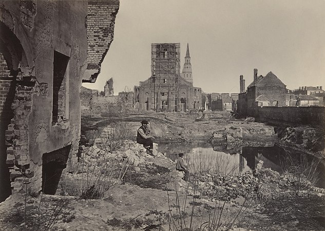 16. "Ruins in Charleston, S.C." by George N. Barnard