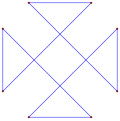 Spirolateral, (1,2)45°, p8