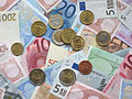 Image 16Coins and banknotes of the Euro, the single-currency introduced from 1999 (from History of the European Union)