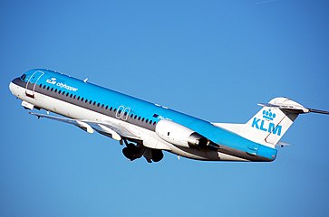 KLM Cityhopper Fokker F100