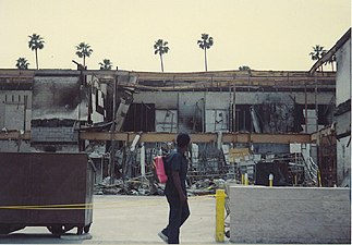 The LA riots left parts of LA in ruins.