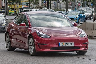 The Tesla Model 3 is the world's all-time best selling plug-in electric car, and became the first electric car to sell 1 million units in June 2021.[208]