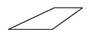 Il trapezioVK ottusangolo ha un angolo ottuso