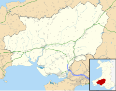 Llanycrwys is located in Carmarthenshire