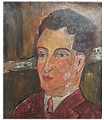 Portrait of a man, 1918, private collector