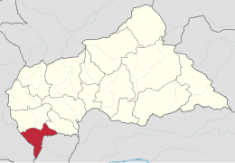 Prefettura di Sangha-Mbaéré – Localizzazione