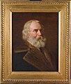 Portrait of Longfellow by his son Ernest, now displayed on easel in Longfellow's study