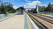 Eastbound view from island platform