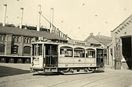 Tram motorcar 37 built 1908 for Gemeentetram Utrecht.