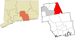 East Hampton's location within the Lower Connecticut River Valley Planning Region and the state of Connecticut